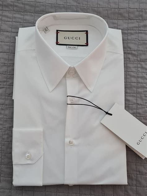 camicia gucci bianca uomo
